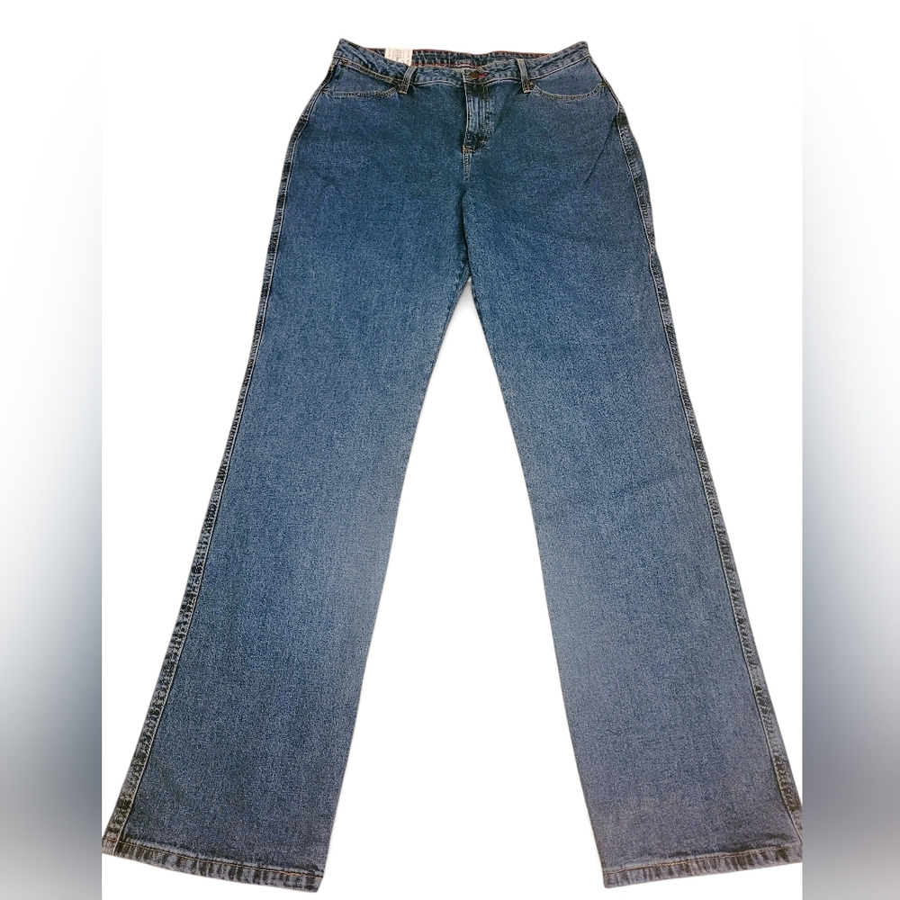 Wrangler Cowboy Cut Women's Slim Fit Stretch Blue Jean NWT Stonewash 13/14x34